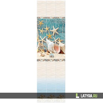 Стеновая панель ПВХ Novita Light 3D Романтика Light №3 (узор) 250х2700х8 мм