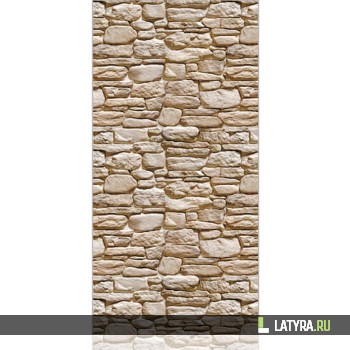 Стеновая панель ПВХ Novita 300мм 3D Грот валун Валун (добор) 300х2700х9 мм