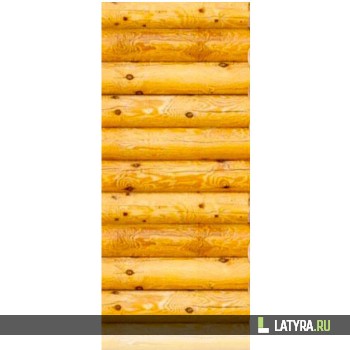 Стеновая панель ПВХ Novita 300мм 3D Сруб (добор) 300х2700х9 мм