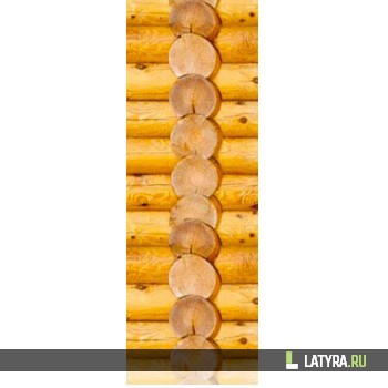 Стеновая панель ПВХ Novita 300мм 3D Сруб (узор) 300х2700х9 мм