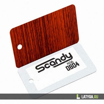 Рейка Сканди красное дерево 0604