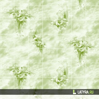 Стеновая панель ХДФ Апласт Букет цветов Папирус 2440х1220х3 мм