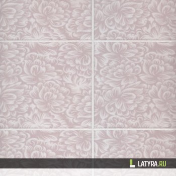 Стеновая панель ХДФ Апласт Флора"Лиловый" 2440х1220х3 мм