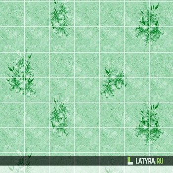 Стеновая панель ХДФ Апласт Лилия Изумруд 2440х1220х3 мм