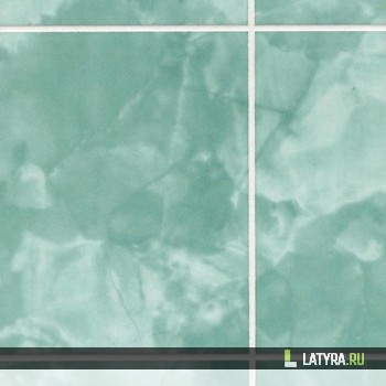 Стеновая панель ХДФ Апласт Малахит Морская волна 2440х1220х3 мм