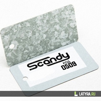 Вставка Сканди серый мрамор 0509