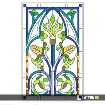 Витраж оконный 6014