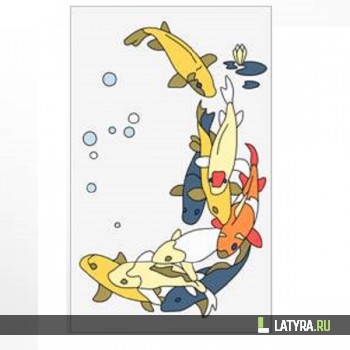 Витраж оконный 6021