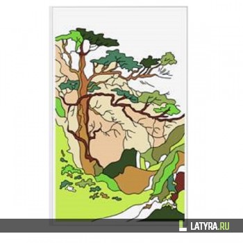 Витраж оконный 6023