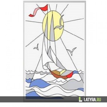 Витраж оконный 6024