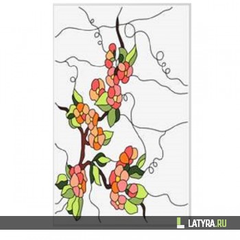 Витраж оконный 6073