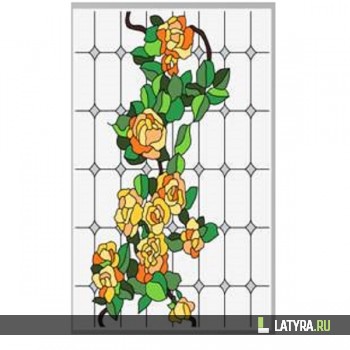 Витраж оконный 6075