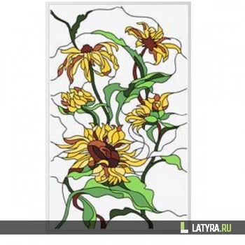 Витраж оконный 6083