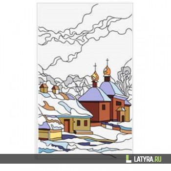 Витраж оконный 6091