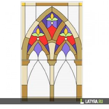 Витраж оконный 6097