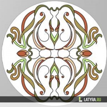 Витраж потолочный 7018