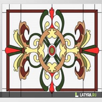 Витраж потолочный 7035