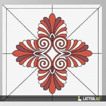 Витраж потолочный 7036