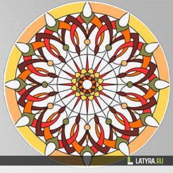 Витраж потолочный 7039