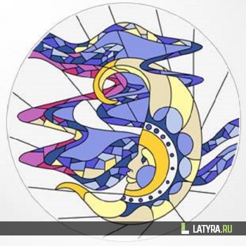 Витраж потолочный 7049