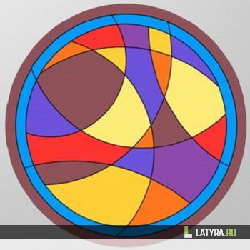 Витраж потолочный 7053