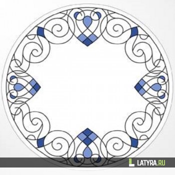 Витраж потолочный 7055