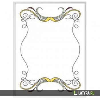 Витраж зеркальный 8019