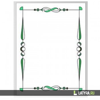 Витраж зеркальный 8027