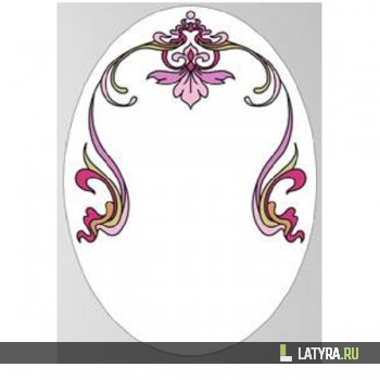 Витраж зеркальный 8043