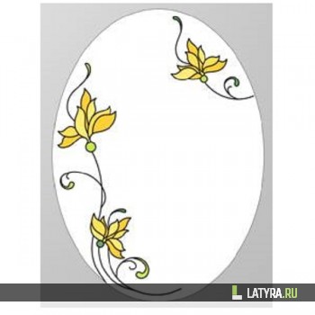 Витраж зеркальный 8047