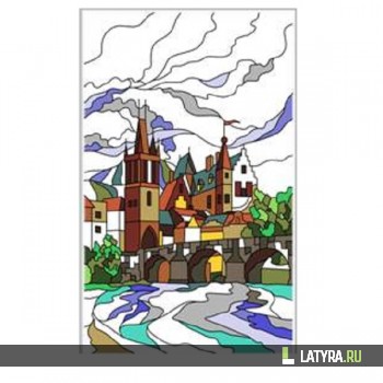 Витраж оконный 6005