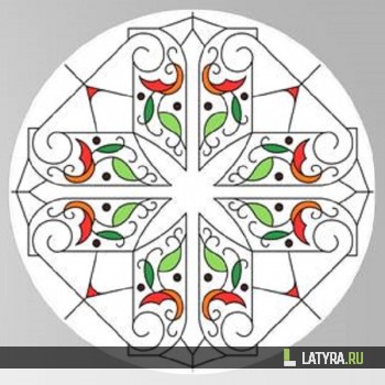 Витраж потолочный 7063