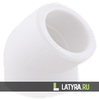 Угольник PN25 45° внутр/внутр 20мм