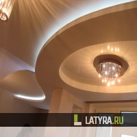 Сатиновый натяжной потолок (Франция - Россия)