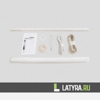 Комплект натяжного потолка 0.9*1.8м, Белый матовый