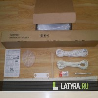 Комплект натяжного потолка 3.1*5.8м, Белый глянцевый