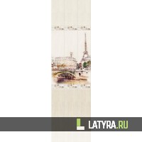 Стеновая панель ПВХ Novita 3D Коллекция Гранд Париж (узор) 250х2700х9 мм
