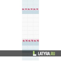 Стеновая панель ПВХ Novita 3D Ледяная роза (добор) 250х2700х9 мм