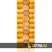 Стеновая панель ПВХ Novita 300мм 3D Сруб (узор) 300х2700х9 мм