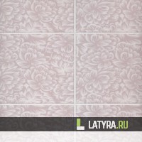 Стеновая панель ХДФ Апласт Флора"Лиловый" 2440х1220х3 мм