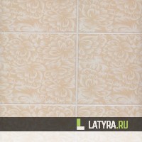 Стеновая панель ХДФ Апласт Флора "Слоновая кость" 2440х1220х3 мм