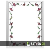 Витраж зеркальный 8005