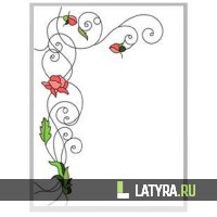 Витраж зеркальный 8024