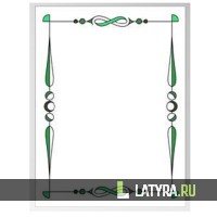 Витраж зеркальный 8027