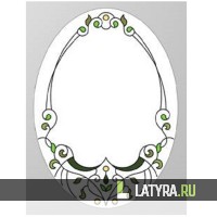 Витраж зеркальный 8039
