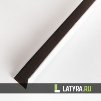 Угол для подвесного потолка 3м (Белый)