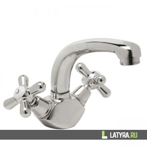 Смеситель Vidima Retro литой излив для умывальника