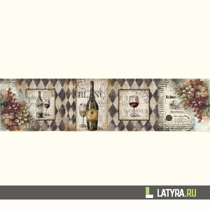 Фартук кухонный МДФ Апласт Белое вино 2440х1220х3 мм