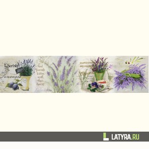 Фартук кухонный МДФ Апласт Лаванда 2440х1220х3 мм