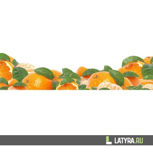 Интерьерная панель ХДФ Элит Апельсины 2440х610х3 мм